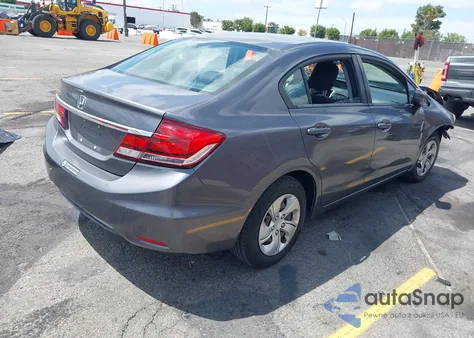 2014 Honda Civic Lx из США, поврежденный, VIN 19XFB2F57EE223427